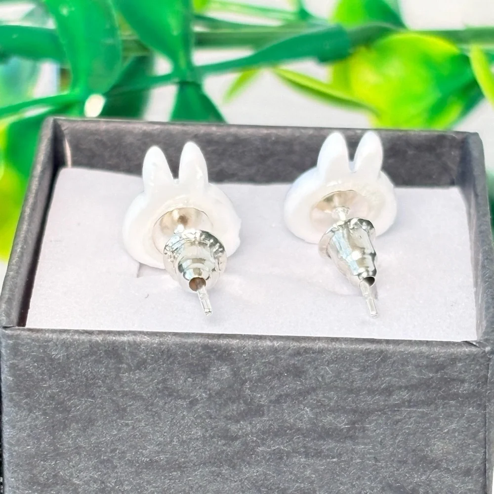 Cute Blue‎ Monster Character Stud Earrings